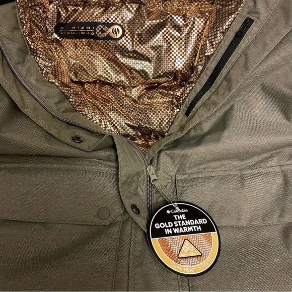 Columbia Women's Olive and Brown Ski Jacket - Picture 7 of 10